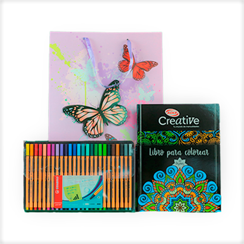Pack Dibujo Stabilo + Libro Mandalas