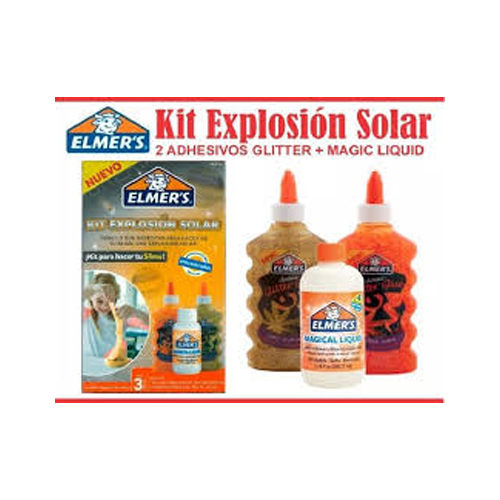 Pack Slime Elmers Solar + Slime Elmer Confeti