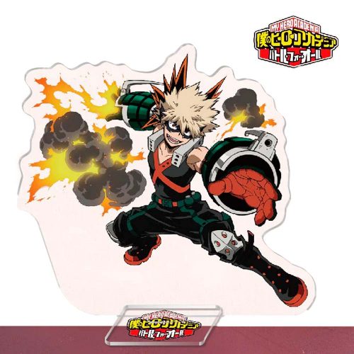Figura Acrilica Katsuki Bakugou My Hero Academia + Llavero