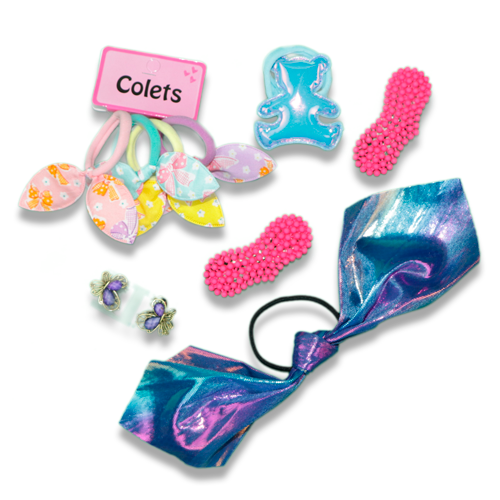 Pack Portacintillos Unicornio + Cintillos + Pinches + Bolsita