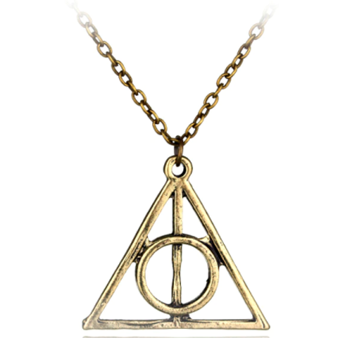 Collar Harrypotter Guardapelo+ Giratiempo+ Reliquia+ Llavero