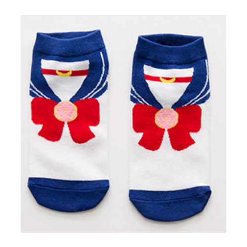 Pack 5 Pares Calcetines Sailor Moon + Stickers + Bolsita