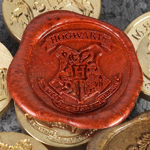Sello Harry Potter Hogwarts + 100 Unidades De Cera + Bolsita