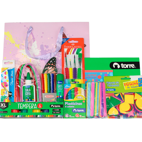 Pack De Regalo De Manualidades Para Niñas + Bolsita