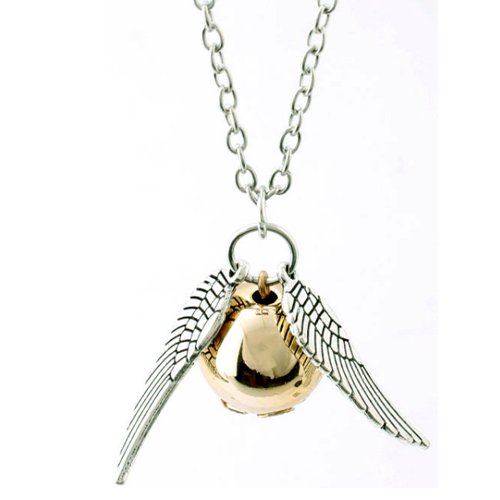 Pack Harry Potter Snitch Dorada Collar + Pulsera + Aros