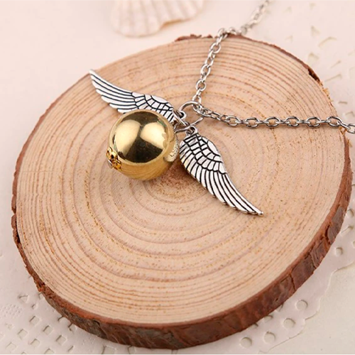 Pack Harry Potter Snitch Dorada Collar + Pulsera + Aros