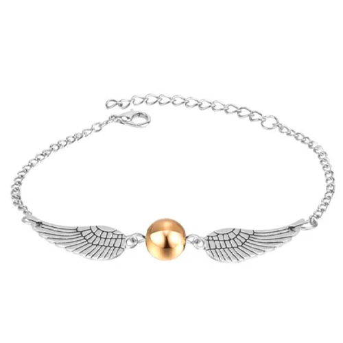 Pack Harry Potter Snitch Dorada Collar + Pulsera + Aros