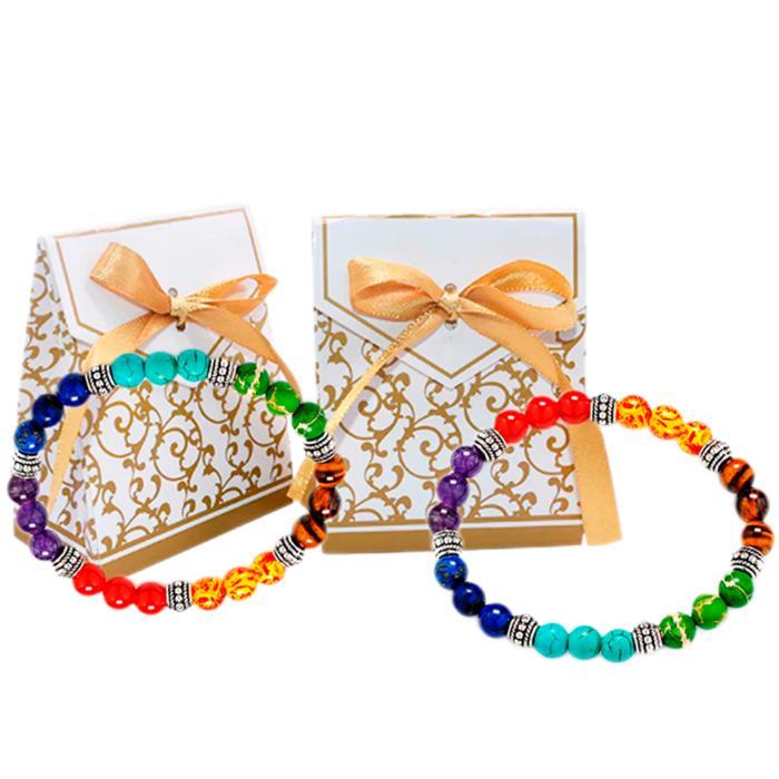 PACK PULSERAS CHAKRAS 1000