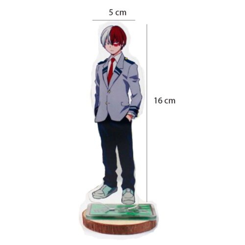 Figura Acrilica Anime Shoto Todoroki My Hero Academia + Llavero