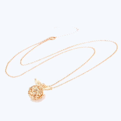 Colgante llamador de ángeles Bola Alada + Cascabel + Caja Regalo